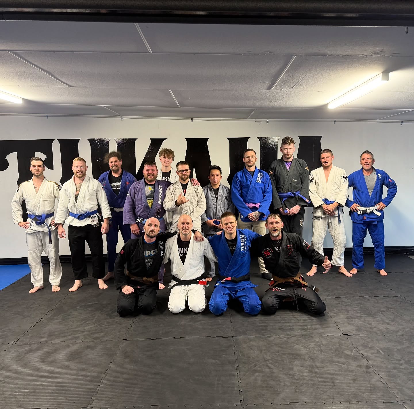 The Tukaha Nelson team together on the mats